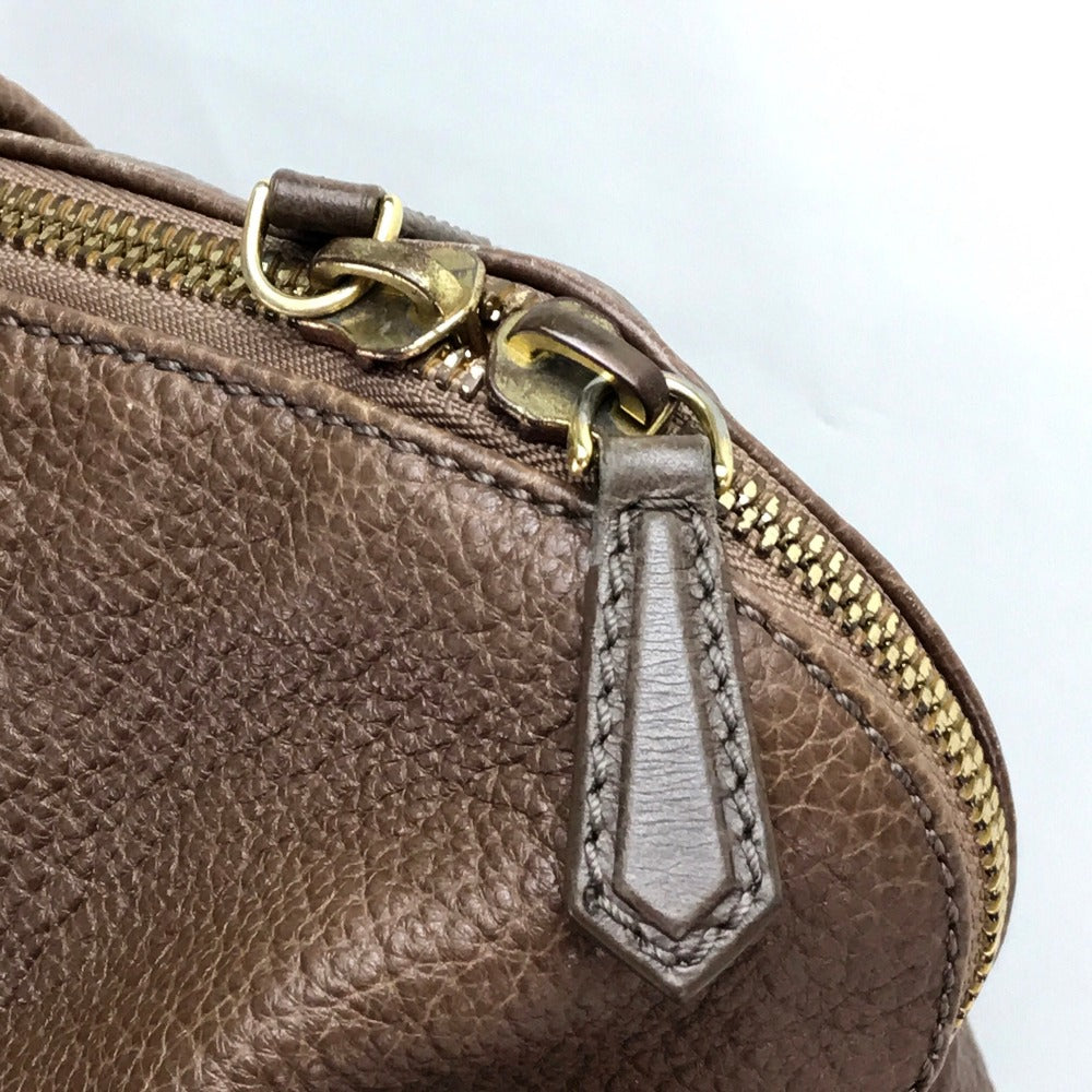 Fendi Handbag 8Bl110 Leather Brown Men'S Women Chameleon Unisex(Unisex)