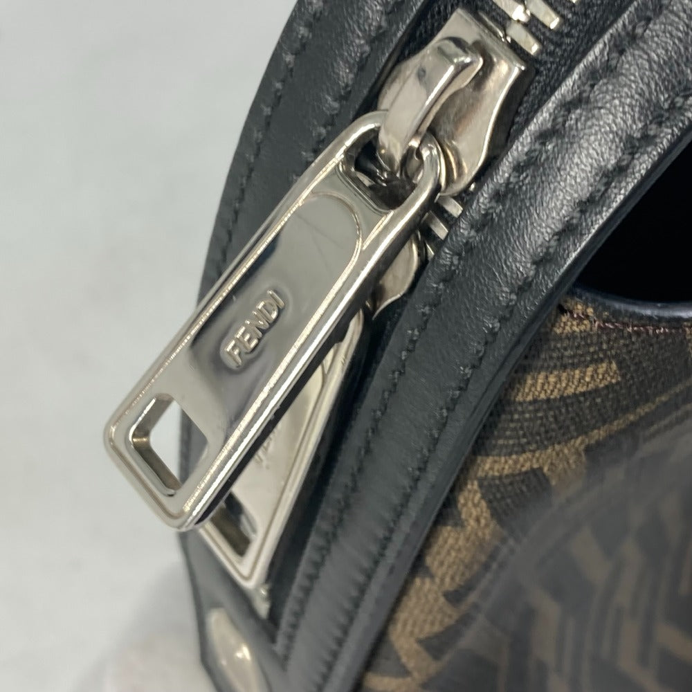 Fendi Handbag 8Bh253 Pvc Brown Zucca Briefcase Mens