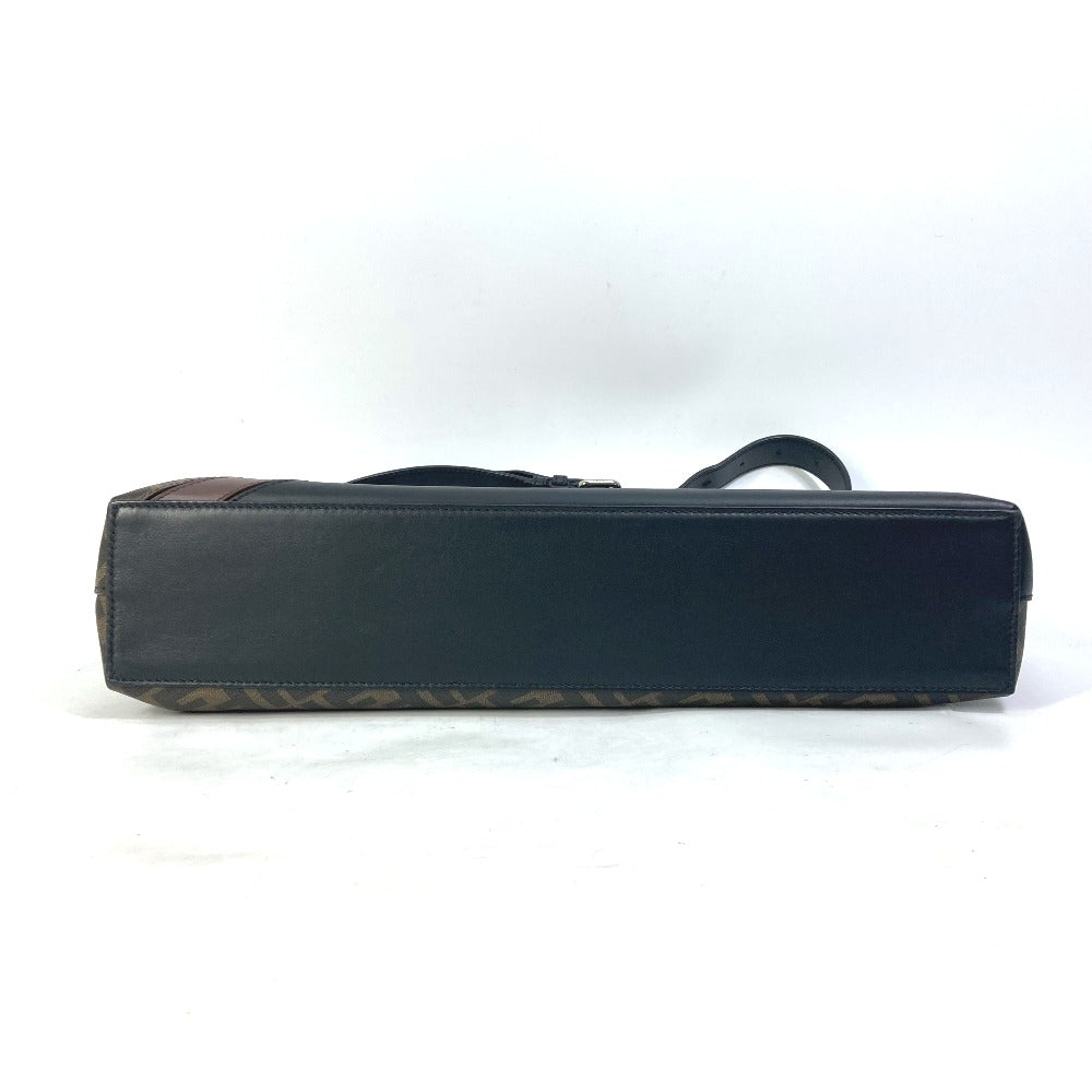 Fendi Handbag 8Bh253 Pvc Brown Zucca Briefcase Mens