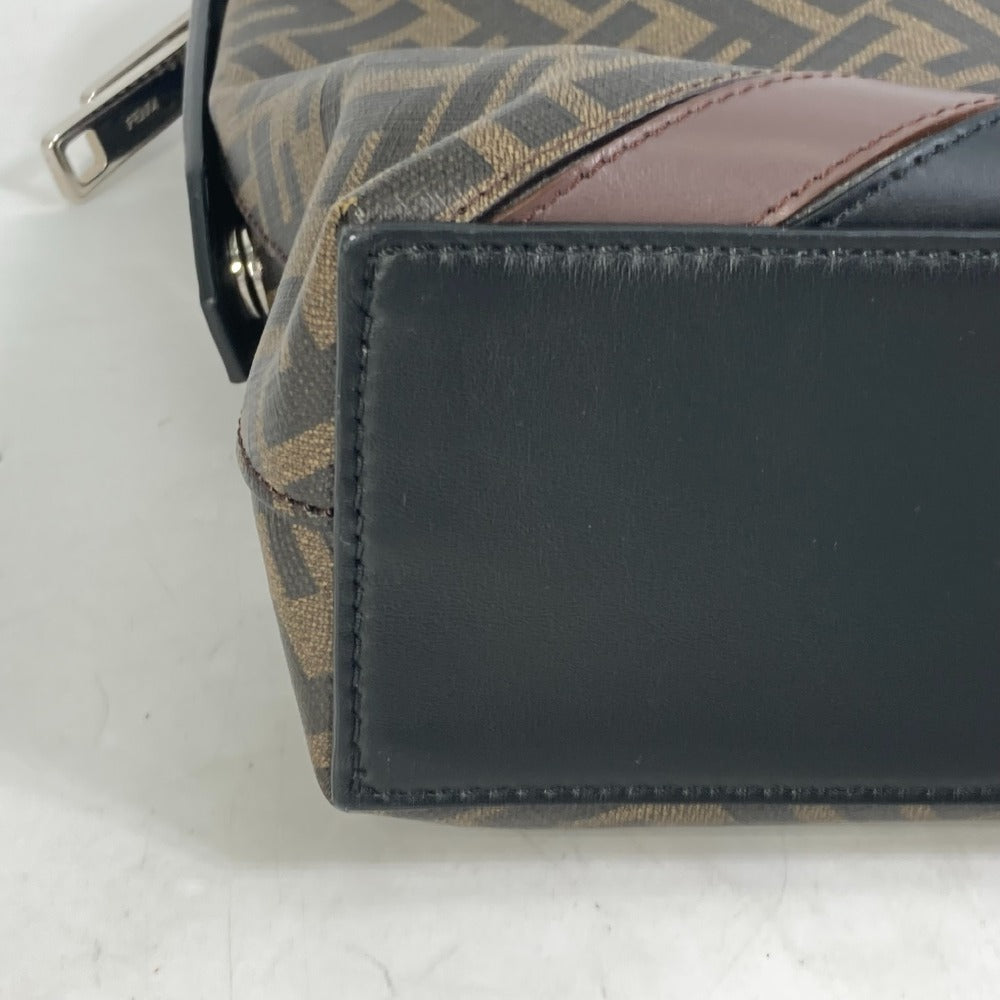 Fendi Handbag 8Bh253 Pvc Brown Zucca Briefcase Mens
