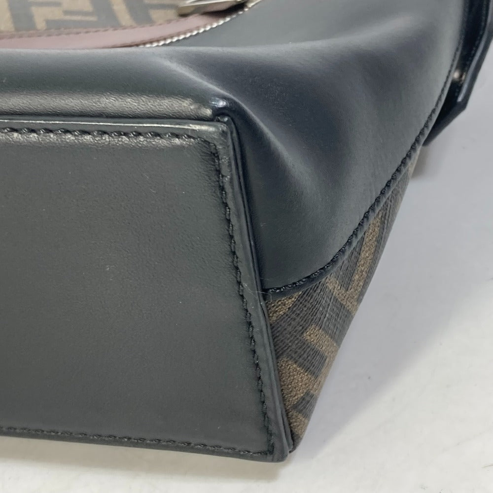 Fendi Handbag 8Bh253 Pvc Brown Zucca Briefcase Mens