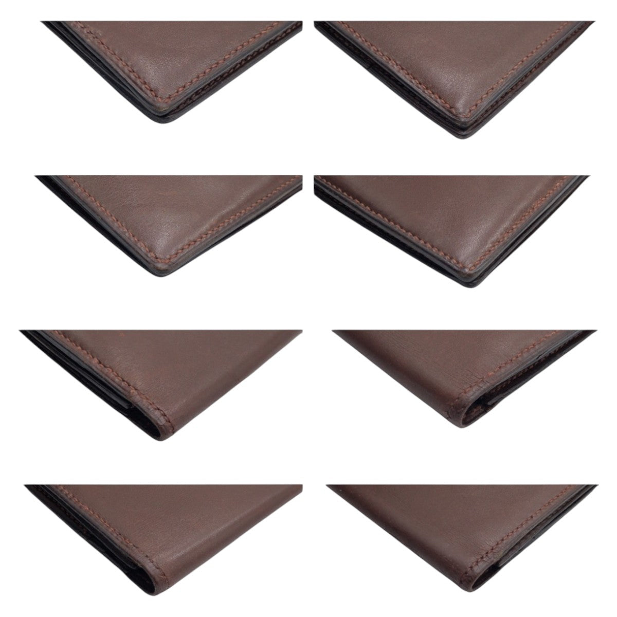 Hermes Bill Compartment Leather Camel Brown Bill Compartment Bifold Wallet Citizen Twill Mens