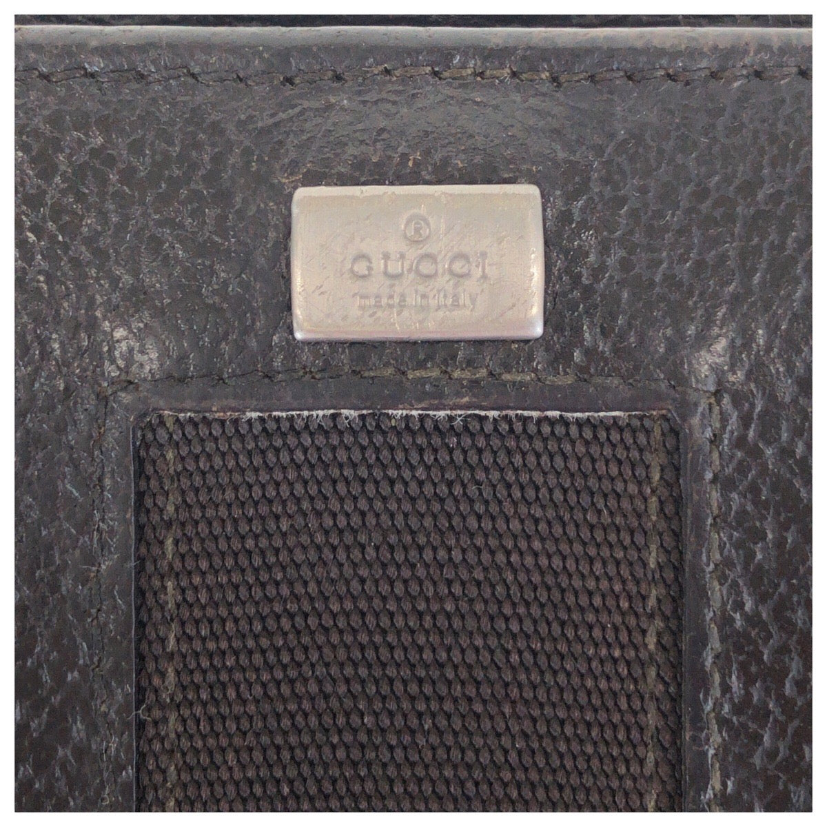Gucci Bifold Wallet 035 1408 2090 Leather Black Silvermetal Folding Wallet Compact Wallet Mens