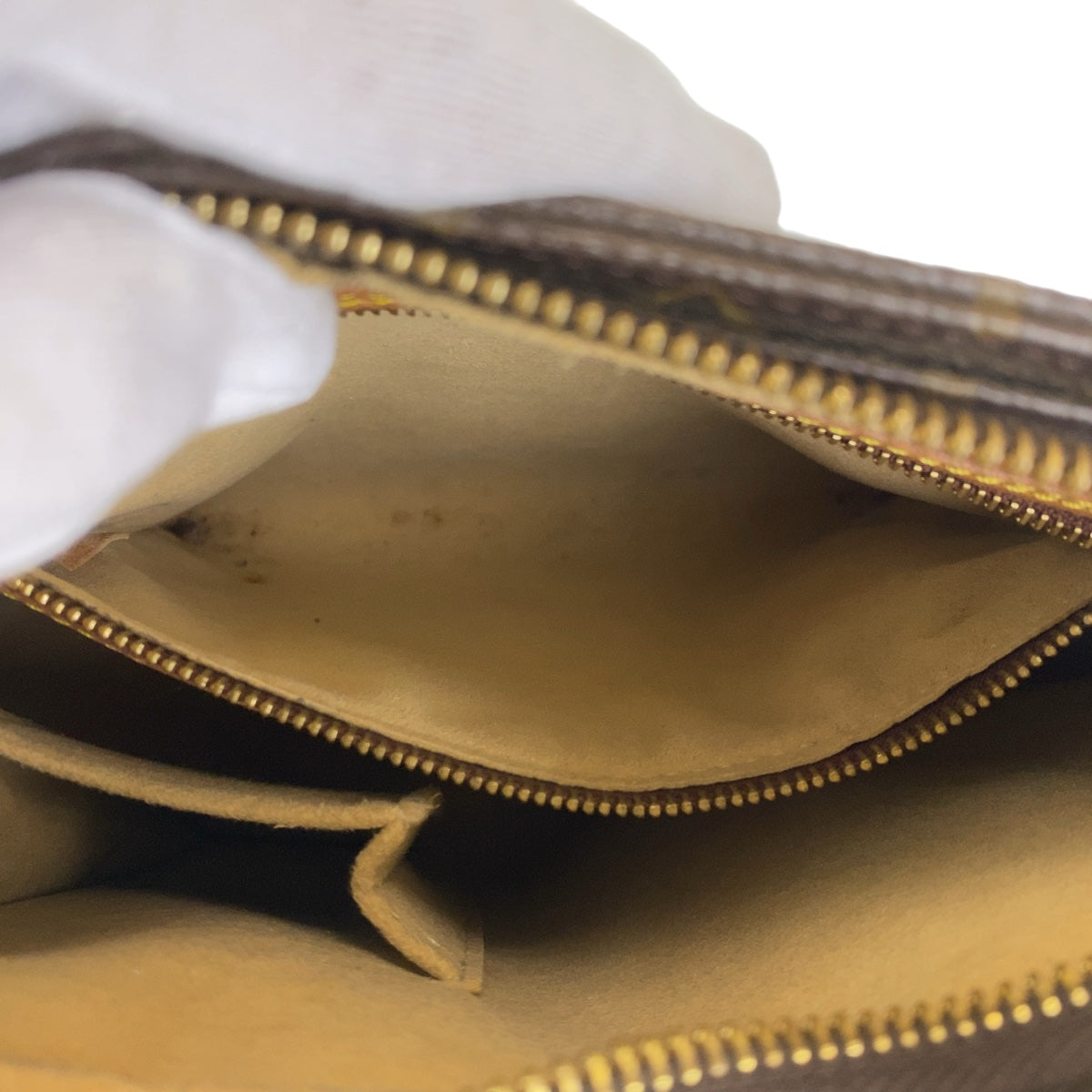 Louis Vuitton Shoulder Bag M51146 Pvc Brown Gold Metal Shoulder Bag Monogram Loopingmm Women