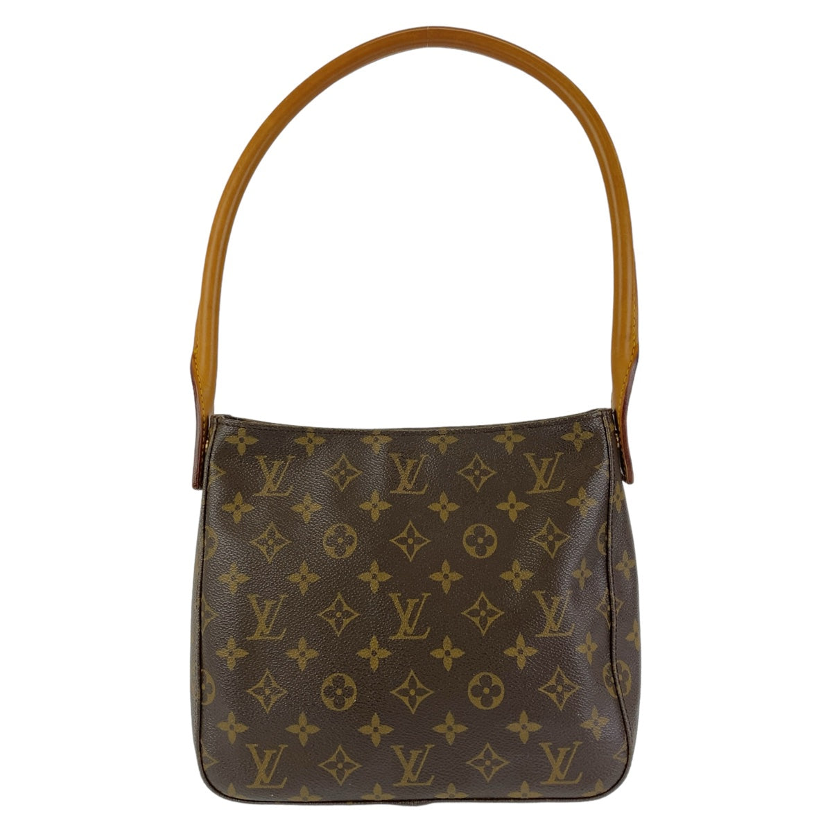 Louis Vuitton Shoulder Bag M51146 Pvc Brown Gold Metal Shoulder Bag Monogram Loopingmm Women