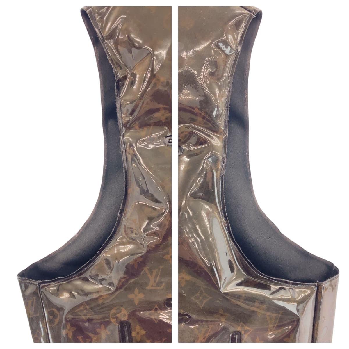 Louis Vuitton Vest Rm211 Ak3 Hkg75W Plastics Brown Monogram Virgil Abloh 48