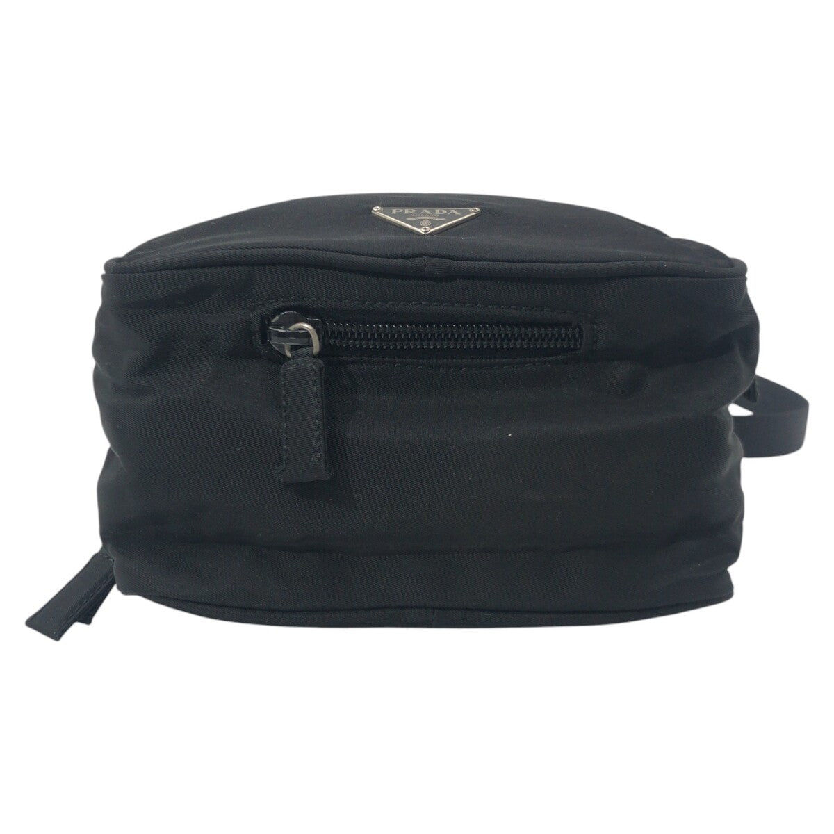 Prada Shoulder Bag Nylon Black Shoulder Bag Unisex Test Triangular Logo Mens