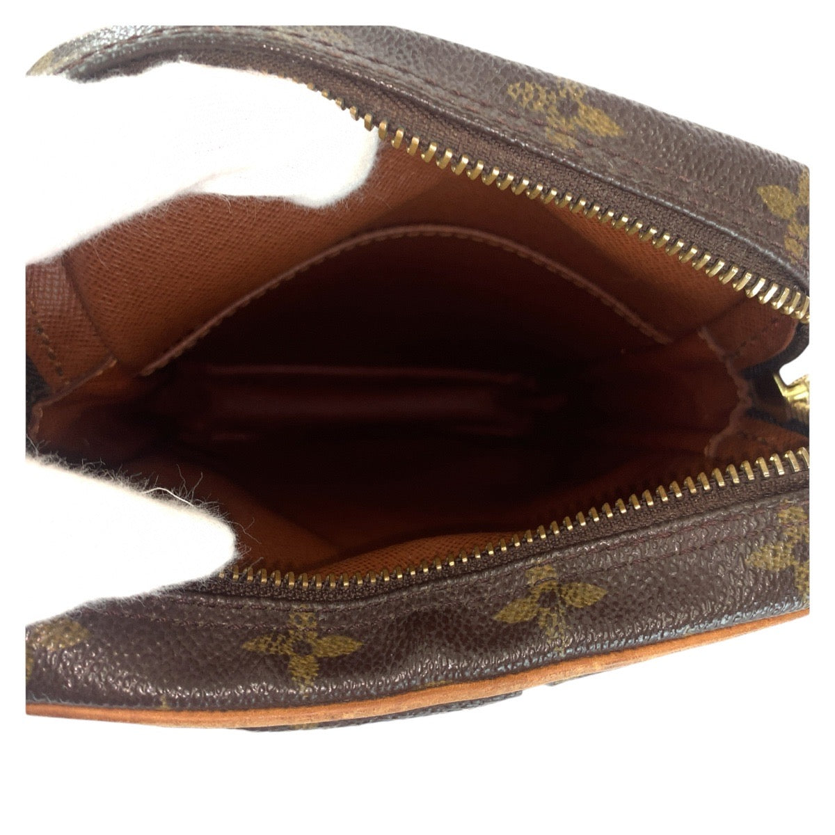 Louis Vuitton Shoulder Bag M45266 Pvc, Leather Brown Gold Metal Crossbody Shoulder Bag Messenger