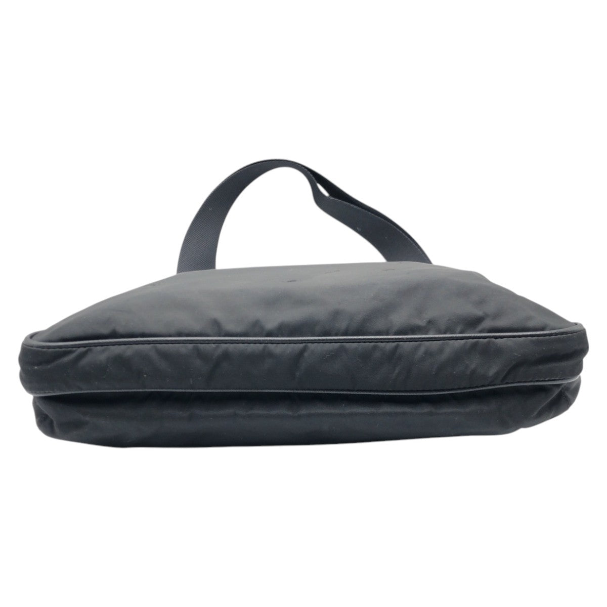 Prada Shoulder Bag Nylon Black Black Shoulder Bag Unisex Test Triangular Logo Mens