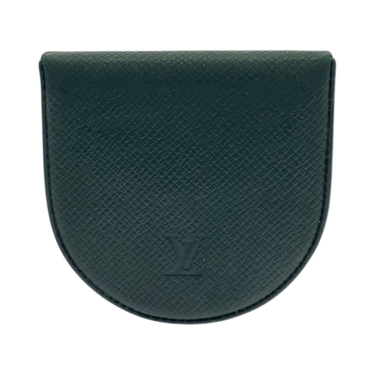 Louis Vuitton Coin Case M30374 Leather Epithea Dark Green Coin Case Coin Pocket Unisex Taiga