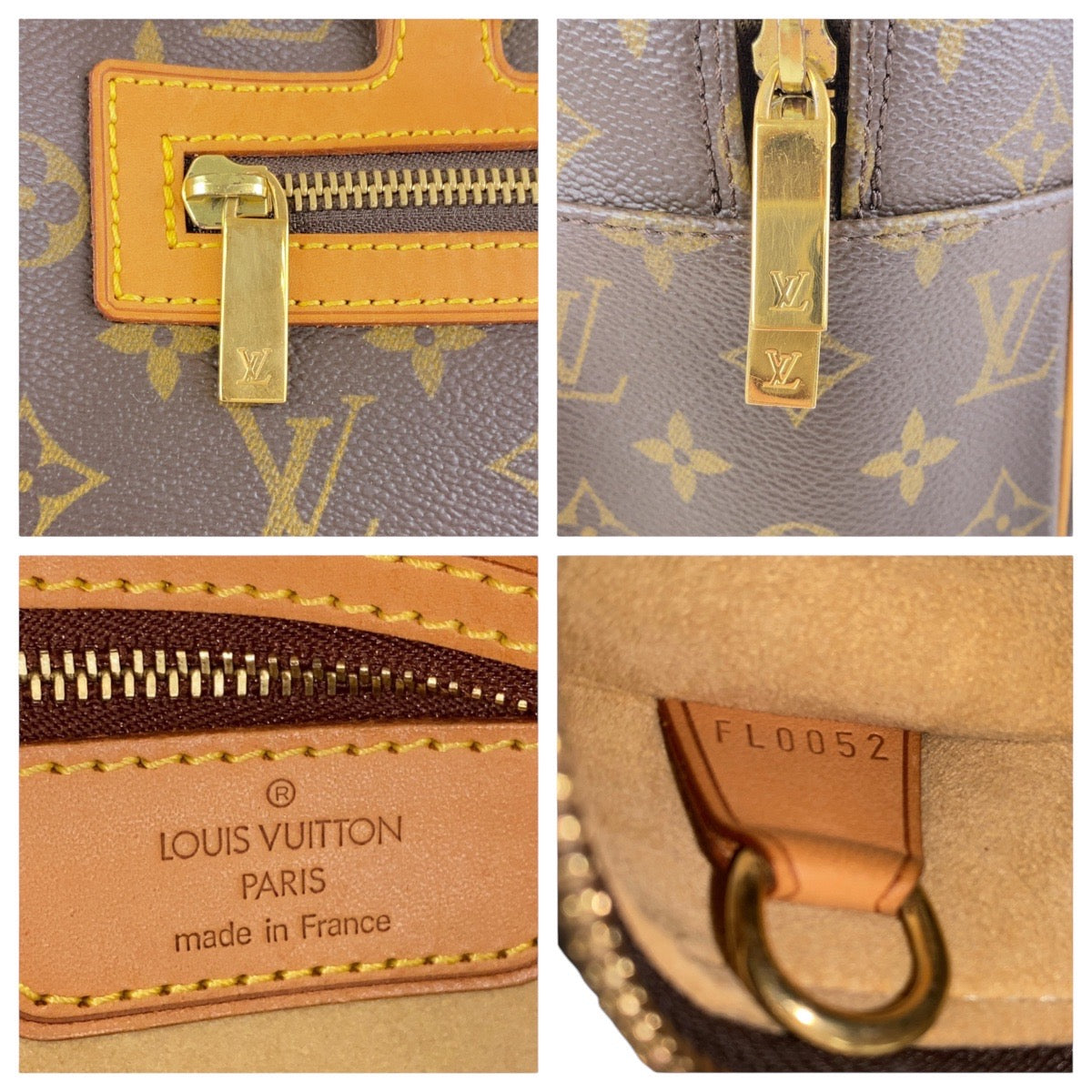 Louis Vuitton Shoulder Bag M51181 Pvc, Leather Brown Gold Metal Shoulder Bag Monogram Cite Gm Women