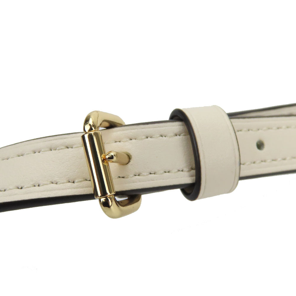 Coach Shoulder Bag F29960 Canvas, Leather Ivory Women