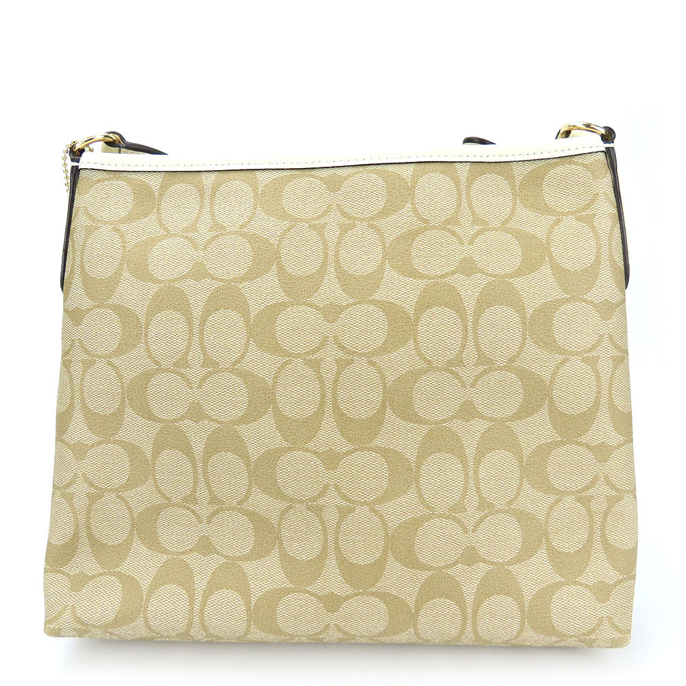 Coach Shoulder Bag F29210 Pvc, Leather White Women