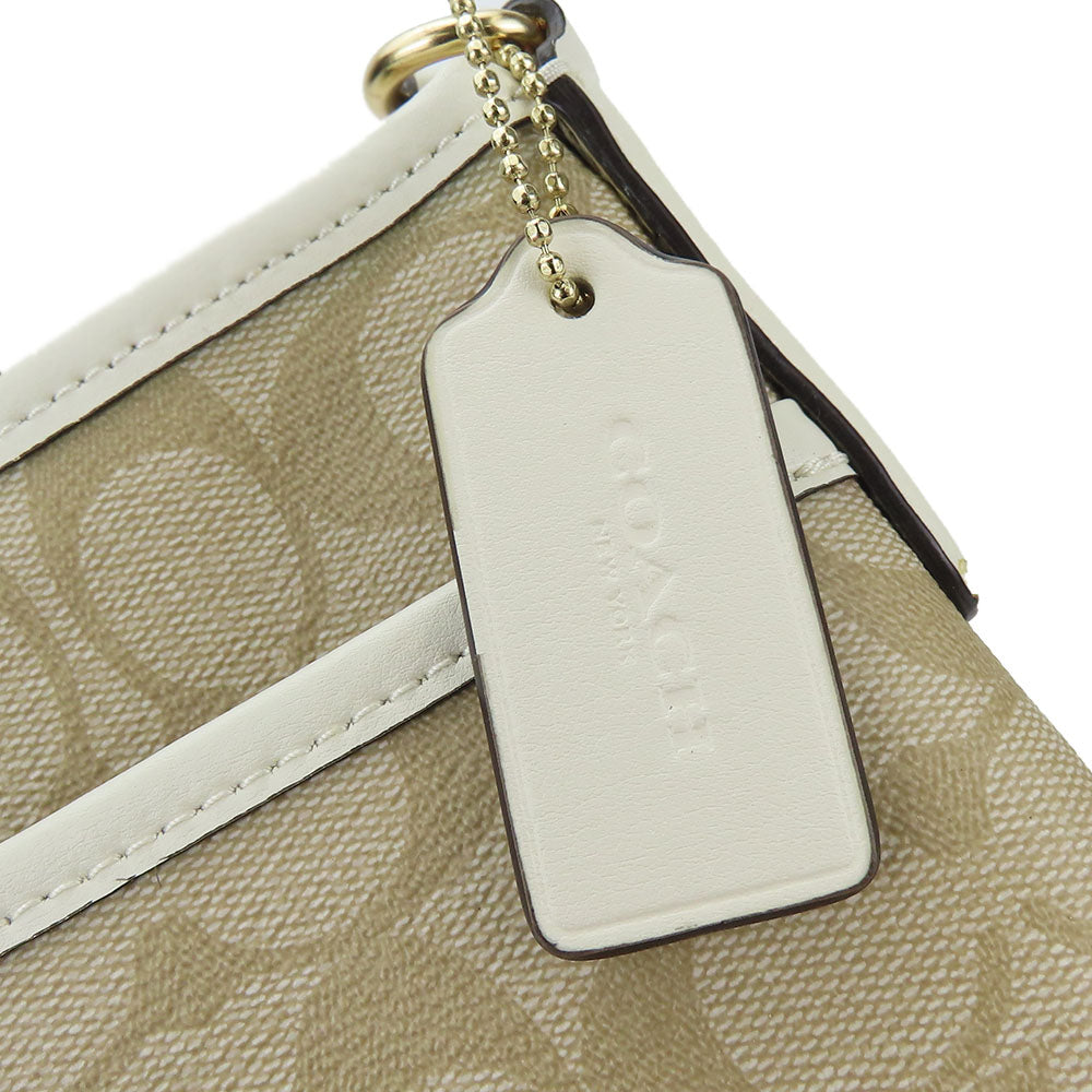 Coach Shoulder Bag F29210 Pvc, Leather White Women