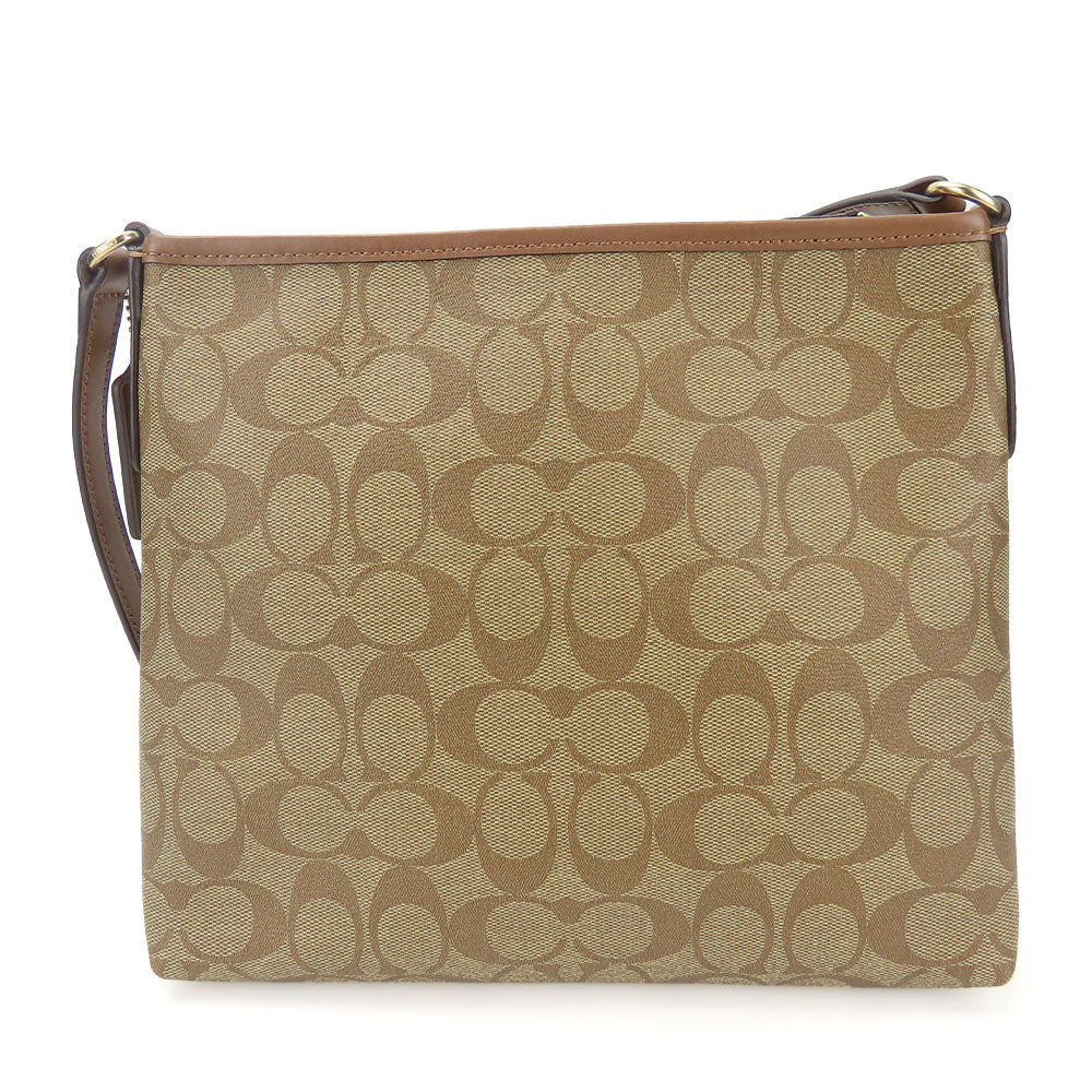 Coach Shoulder Bag F29210 Pvc, Leather Brown Signature Women