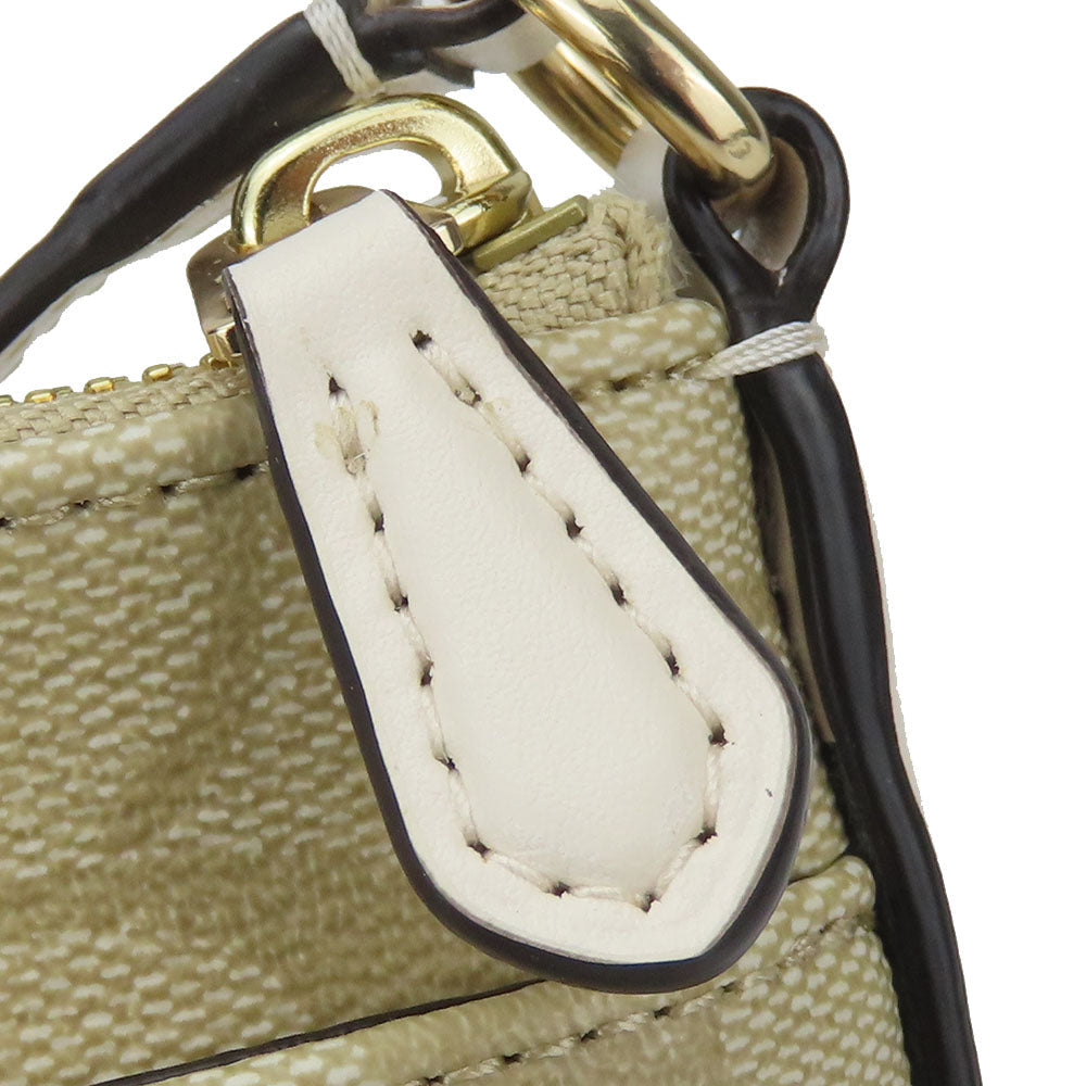 Coach Shoulder Bag F58309 Pvc, Leather White Women