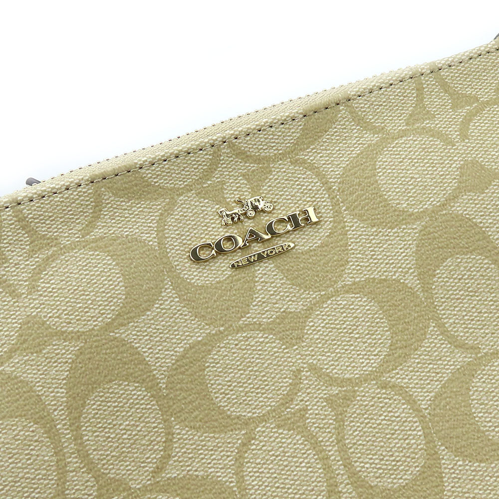 Coach Shoulder Bag F58309 Pvc, Leather White Women