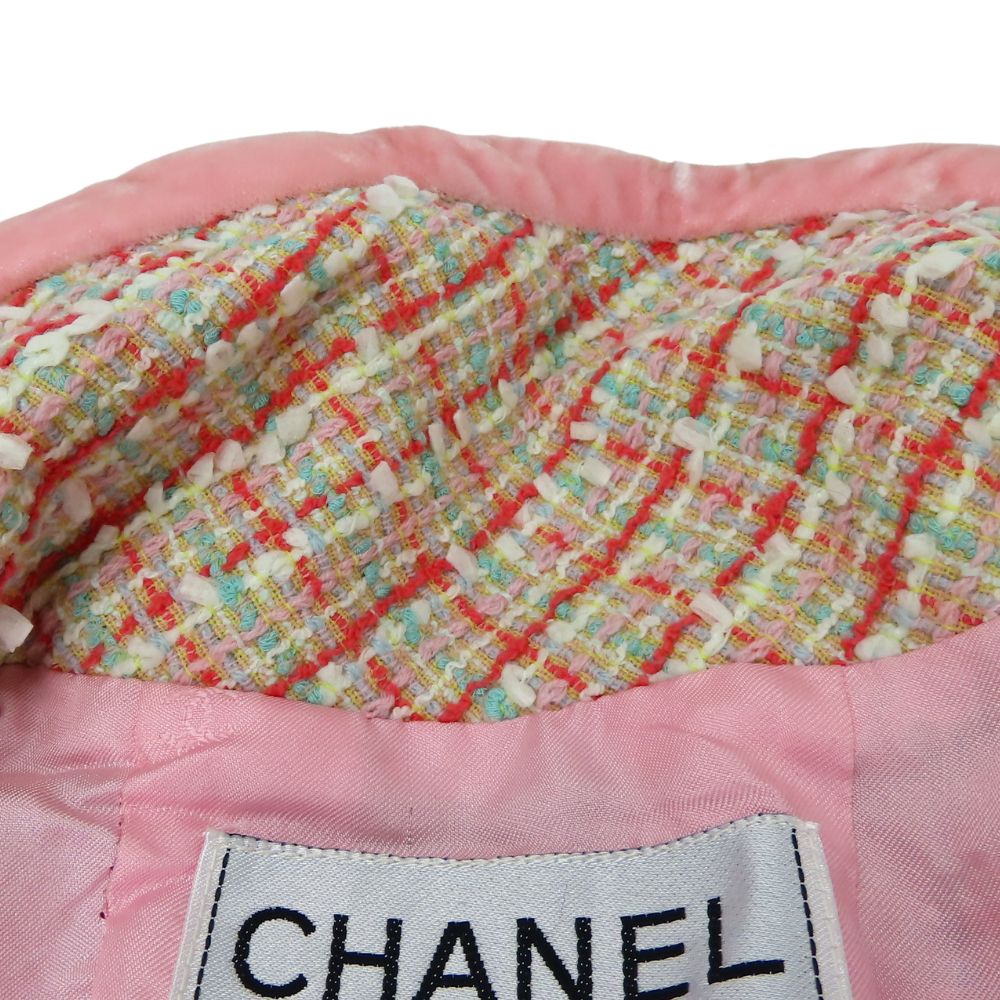 Chanel Setup Wool, Cotton, Nylon Pink Women 38