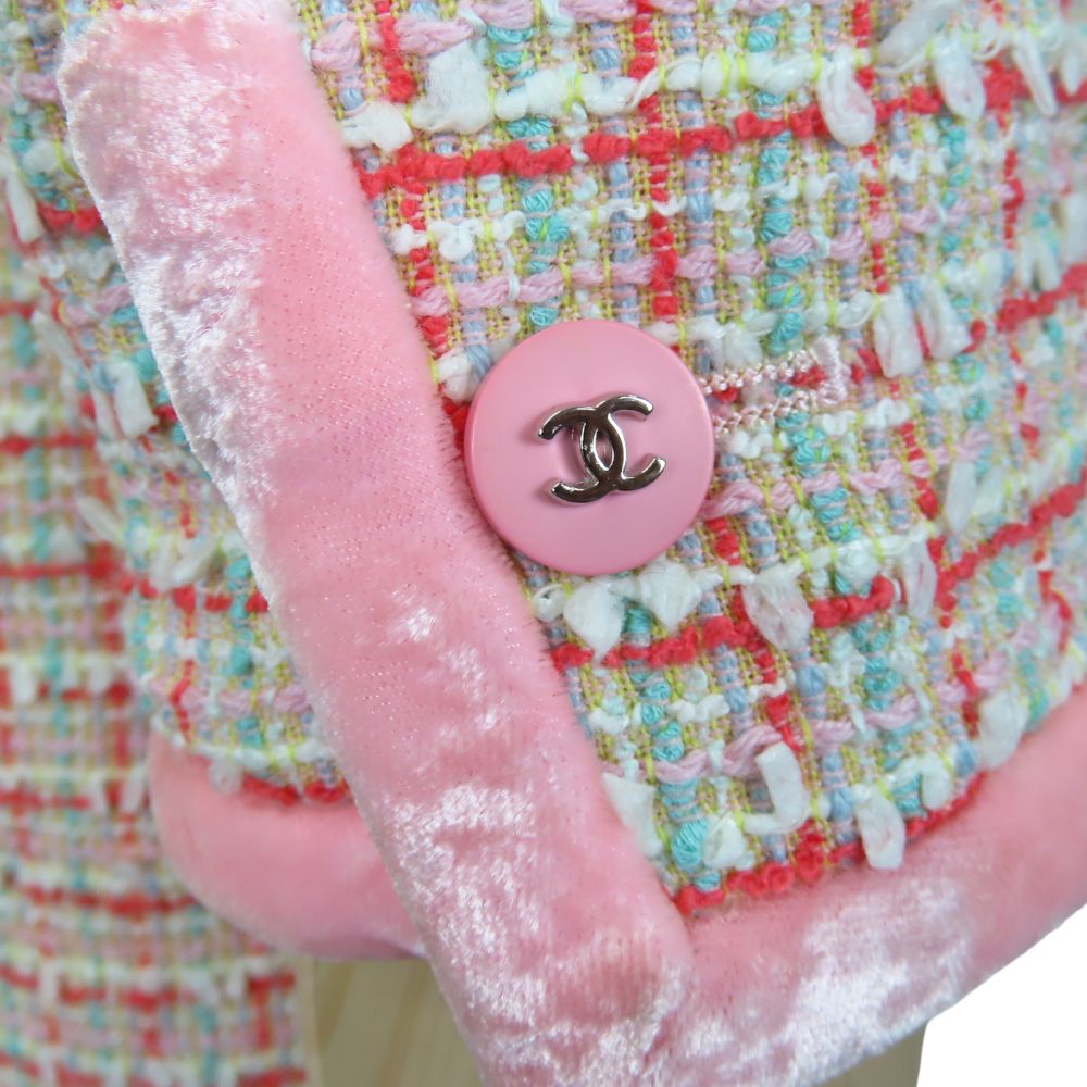 Chanel Setup Wool, Cotton, Nylon Pink Women 38