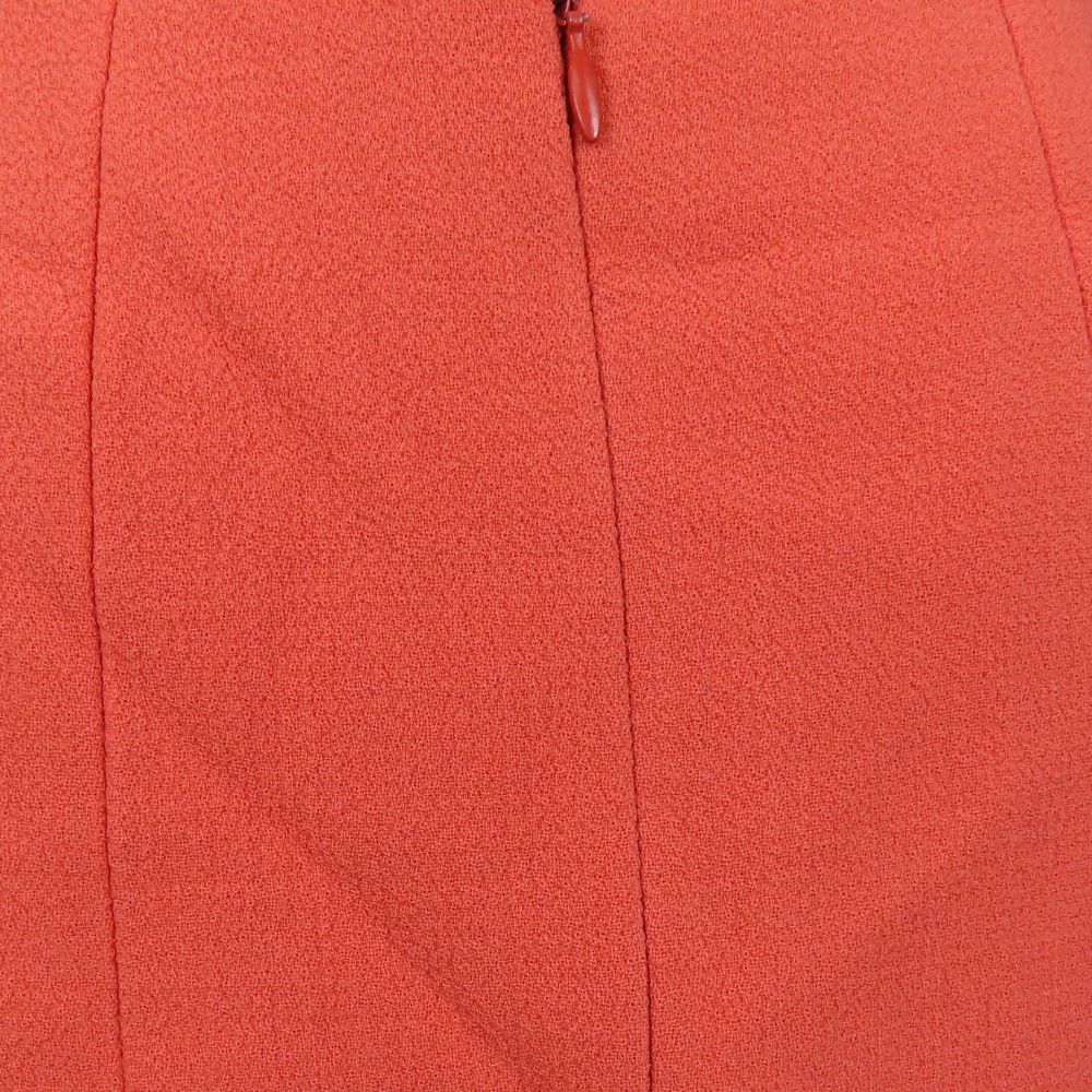 Chanel Skirt Wool Coral Pink Women