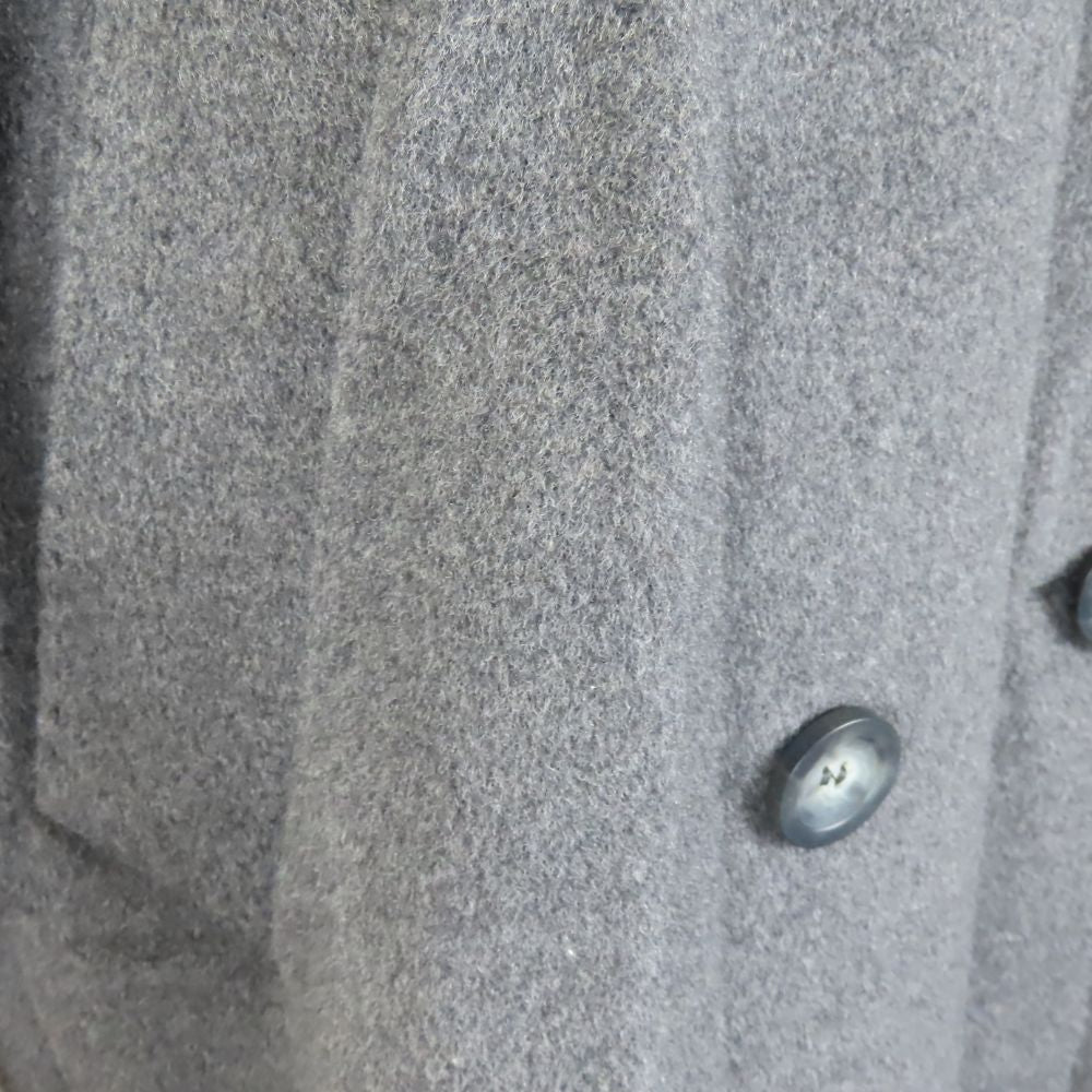 Max Mara Trench Coat Wool, Cashmere, Rayon Dark Gray Women