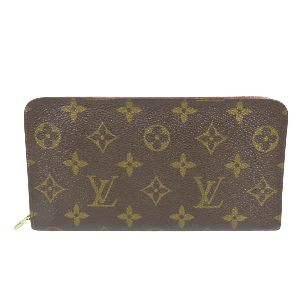 Louis Vuitton Long Wallet Purse M61727 Monogram Brown Porto Monezup Women