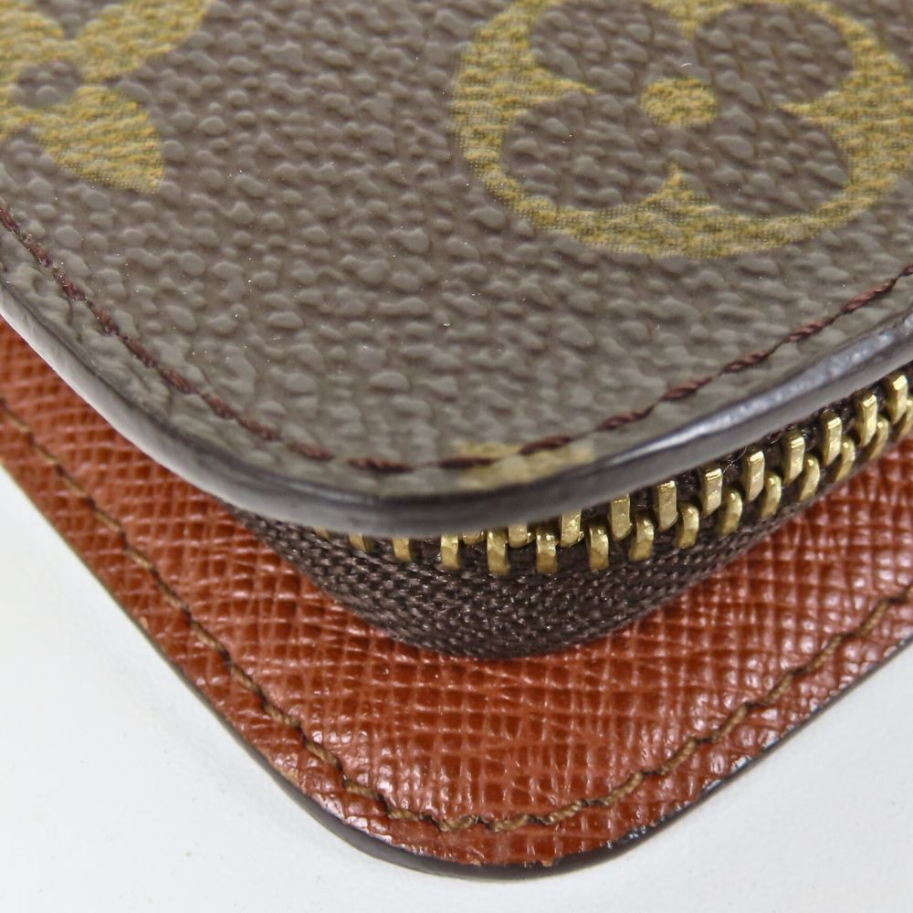 Louis Vuitton Long Wallet Purse M61727 Monogram Brown Porto Monezup Women