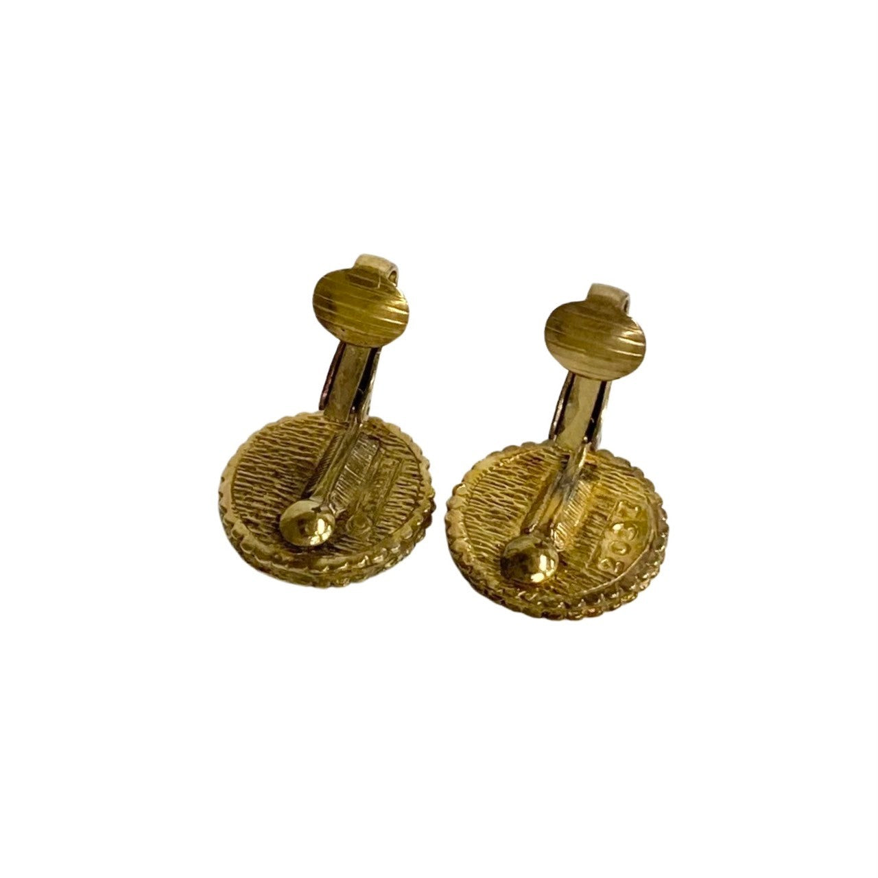 Chanel Earring Gold Plated Gold Women