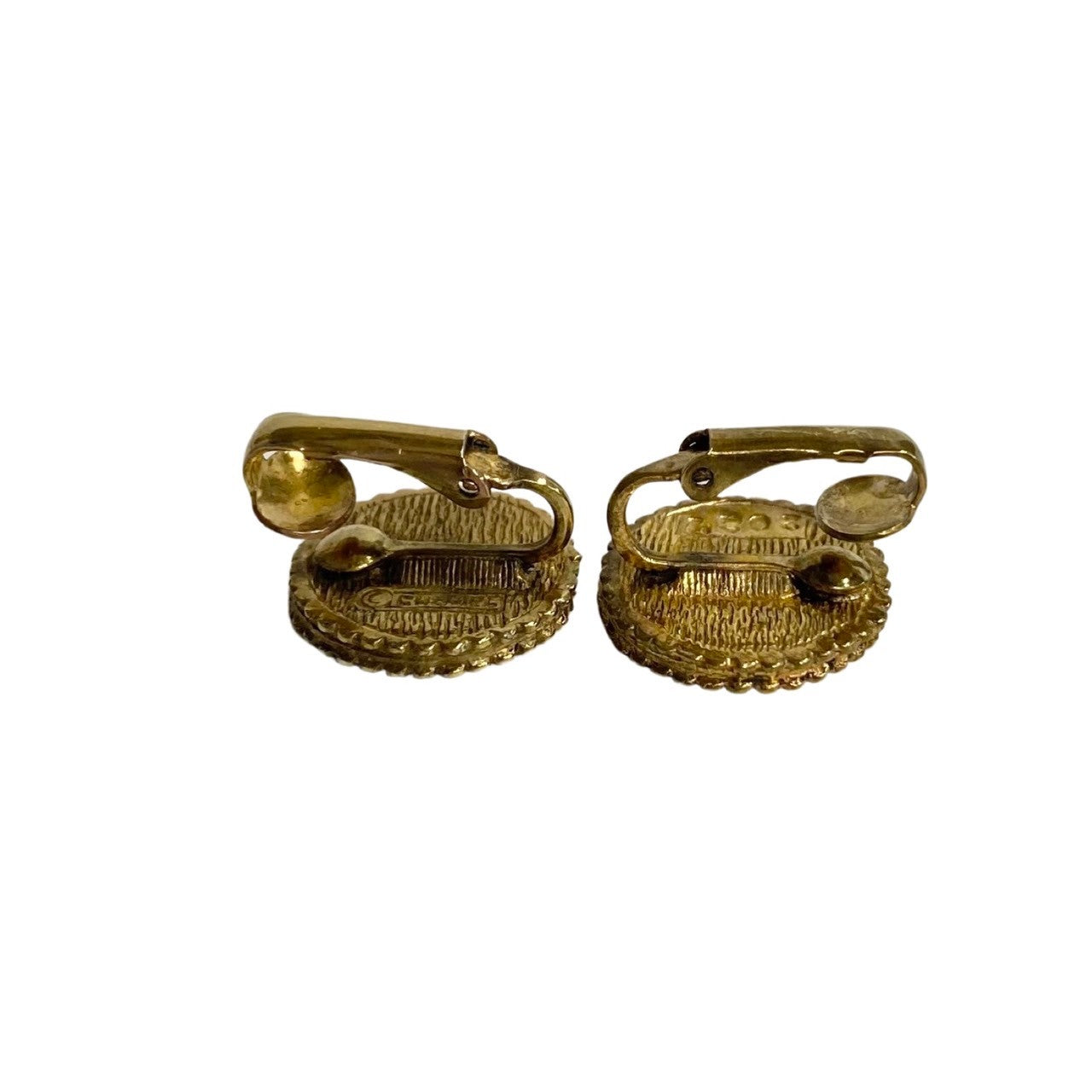 Chanel Earring Gold Plated Gold Women