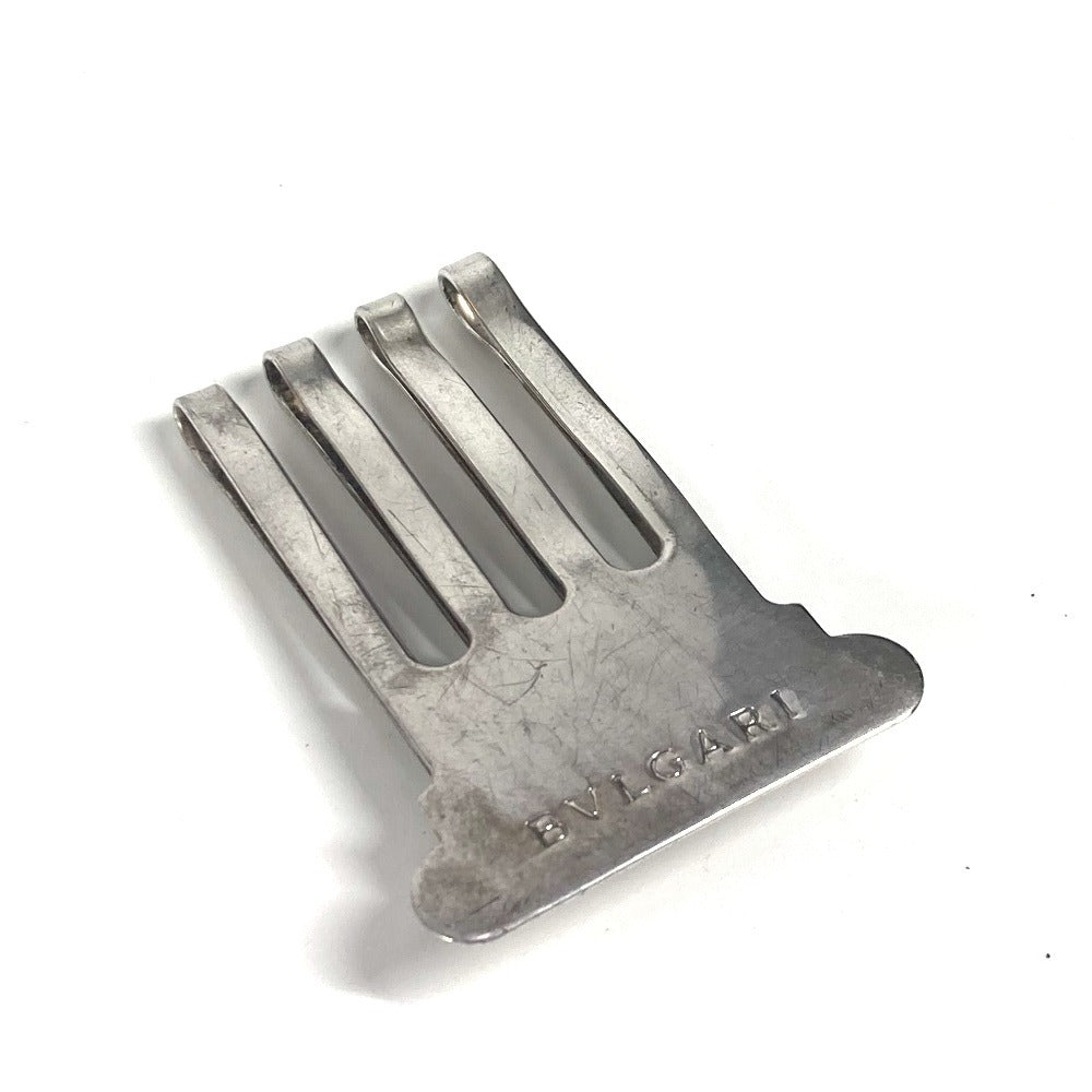 Bvlgari Money Clip Ps001601 Sv925 Silver Logo Mens
