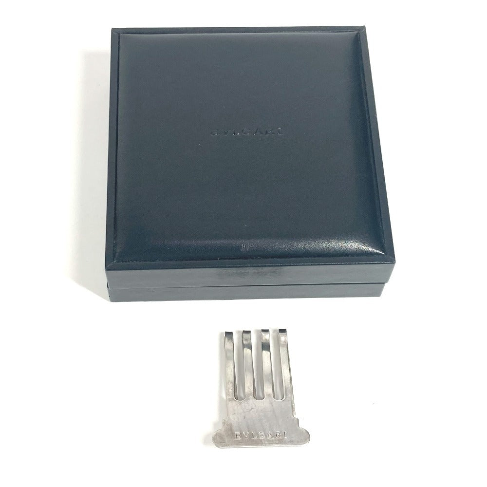 Bvlgari Money Clip Ps001601 Sv925 Silver Logo Mens