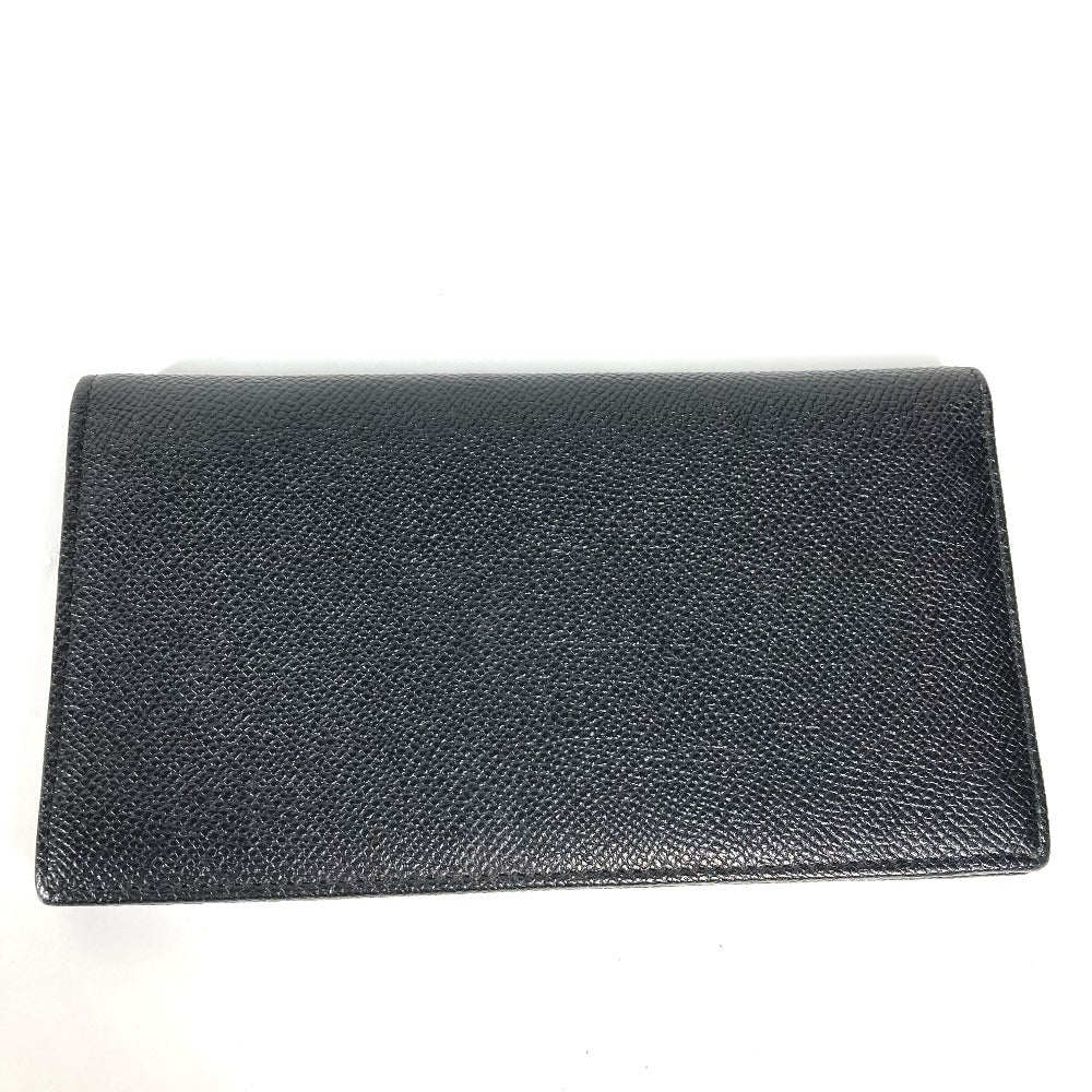 Bvlgari Long Wallet Purse Leather Black Long Wallet Bulgari Bulgari Mens
