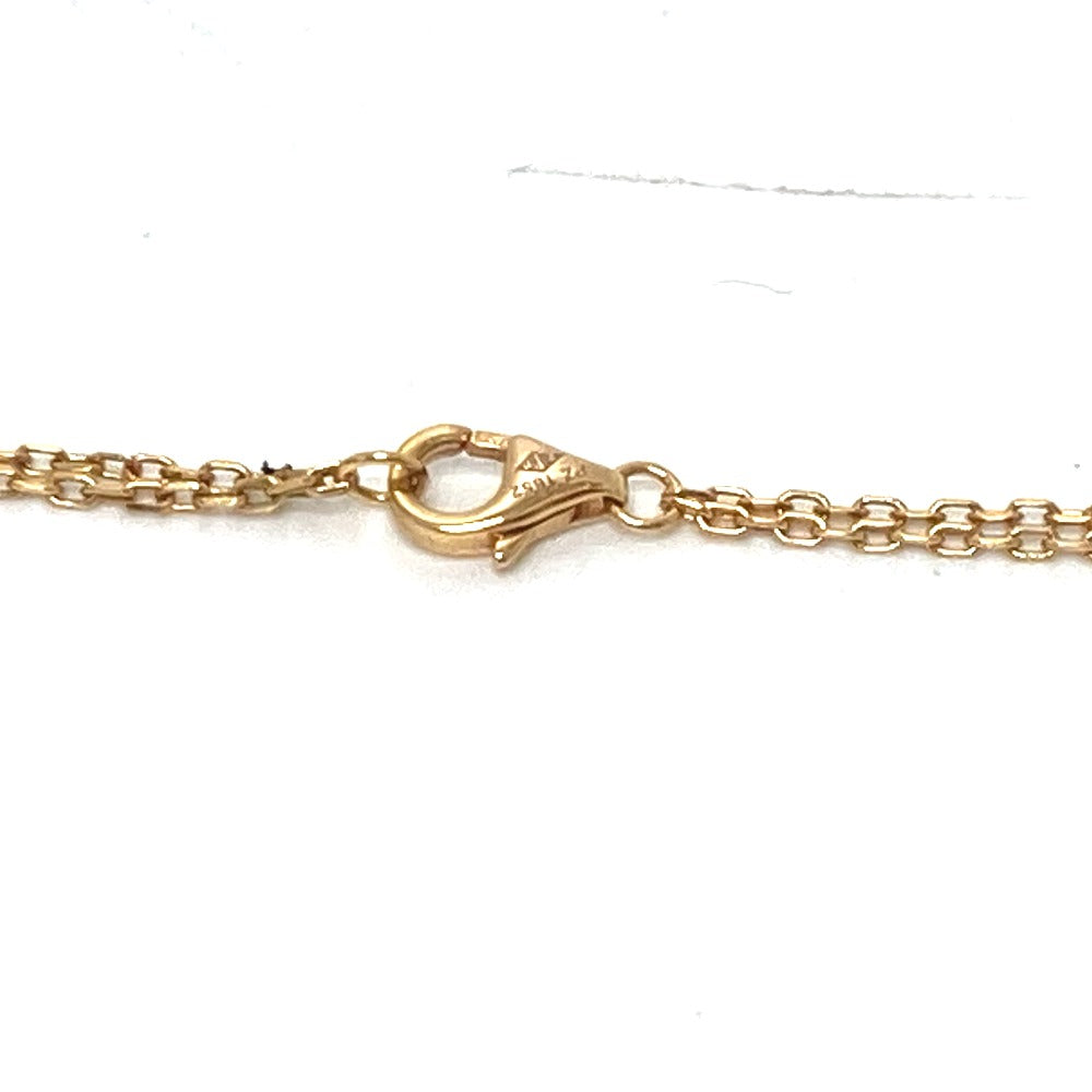Cartier Necklace 18K Pink Gold Gold Love Circle Women