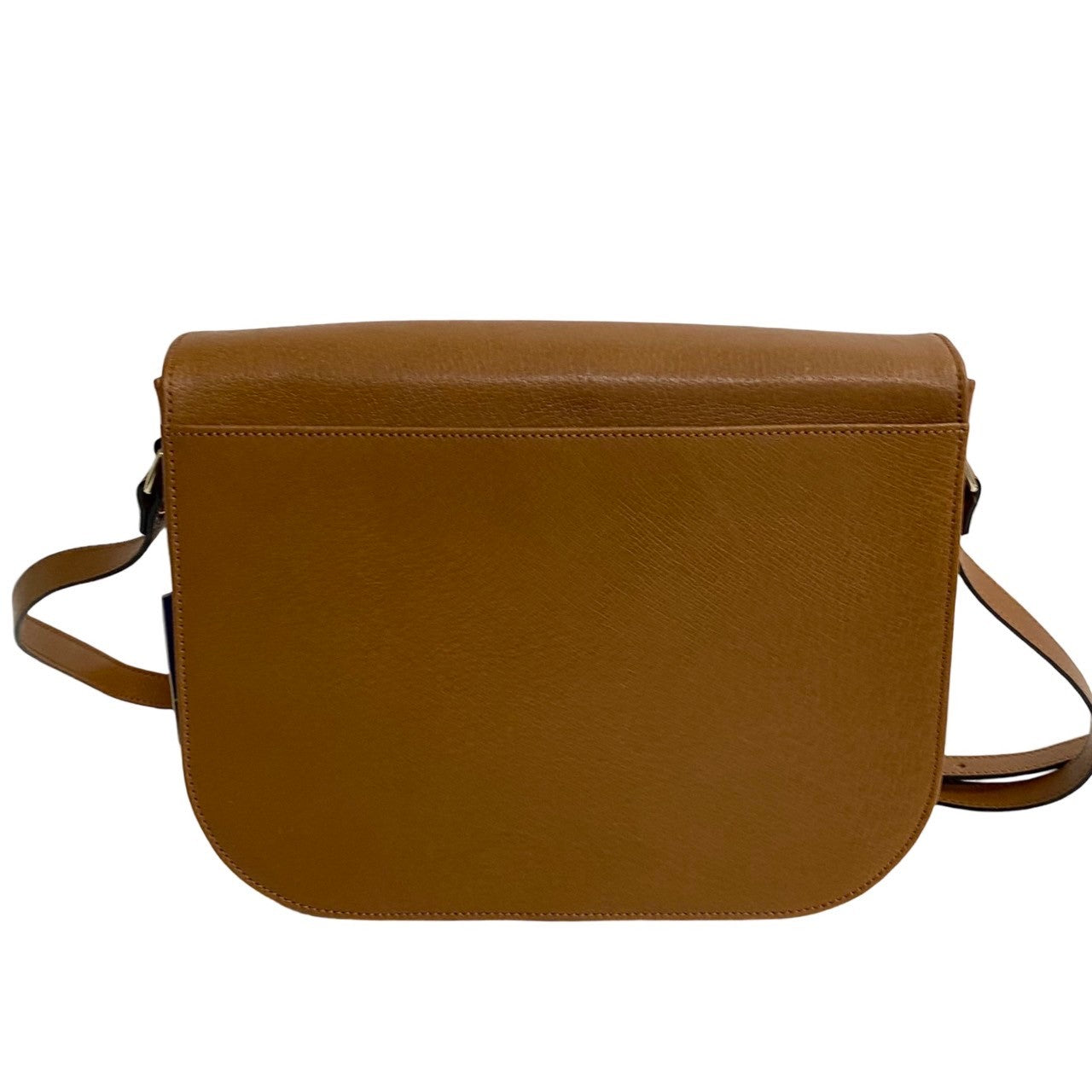 Yves Saint Laurent Shoulder Bag Leather Brown Women