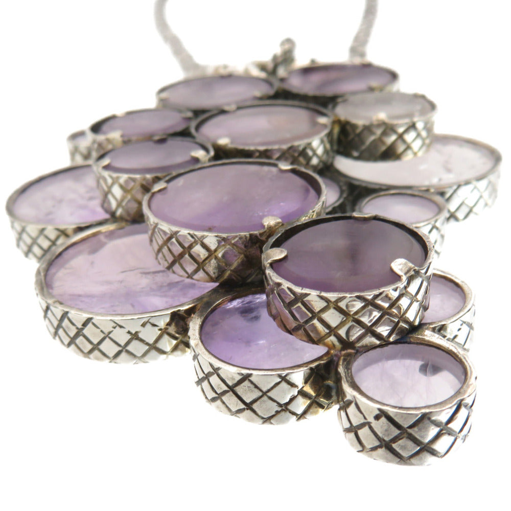 Bottegaveneta Necklace Amethyst, Silver925 Purple Grape Amethyst Women