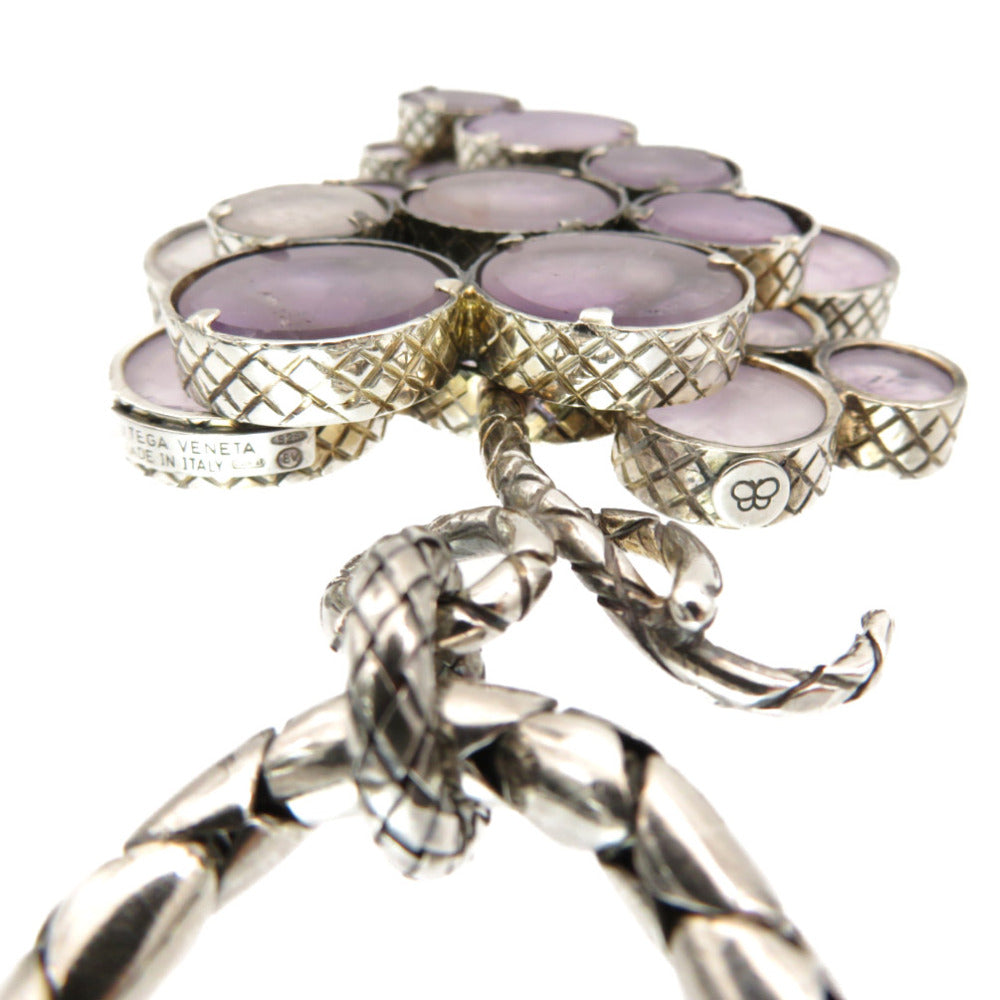 Bottegaveneta Necklace Amethyst, Silver925 Purple Grape Amethyst Women
