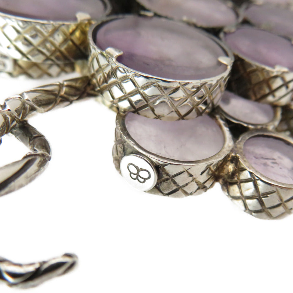 Bottegaveneta Necklace Amethyst, Silver925 Purple Grape Amethyst Women