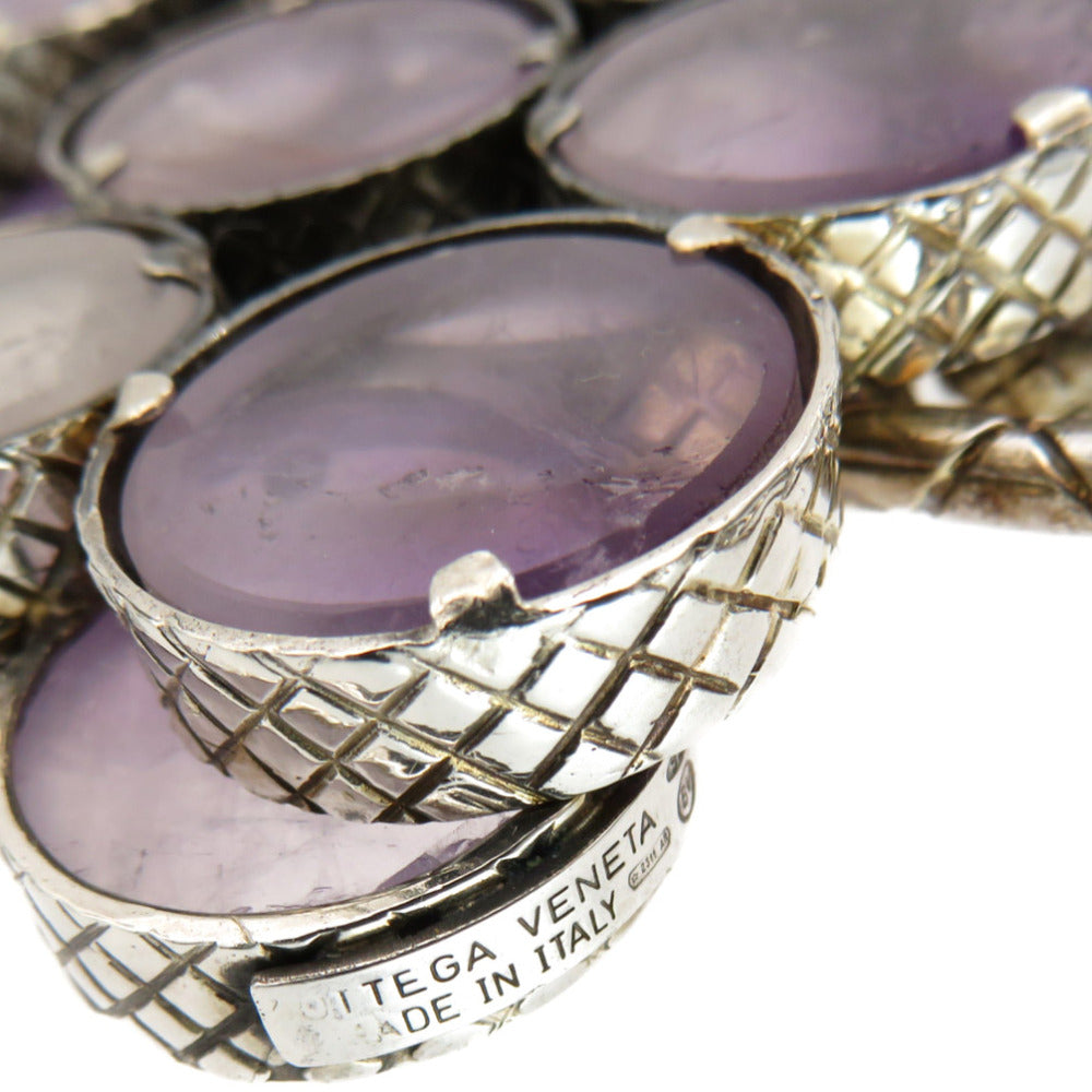 Bottegaveneta Necklace Amethyst, Silver925 Purple Grape Amethyst Women