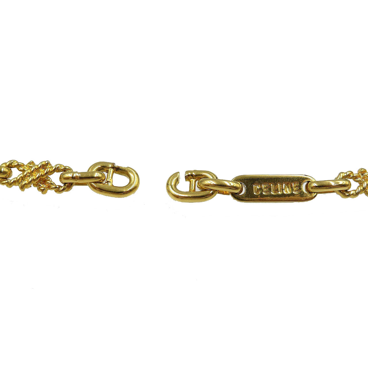 Celine Necklace Metal Gold Women