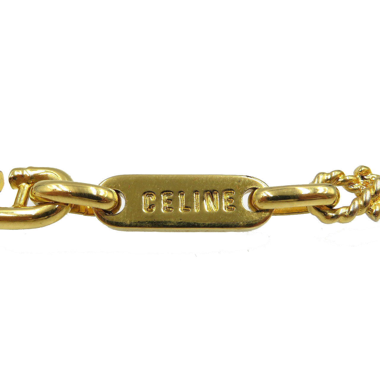 Celine Necklace Metal Gold Women
