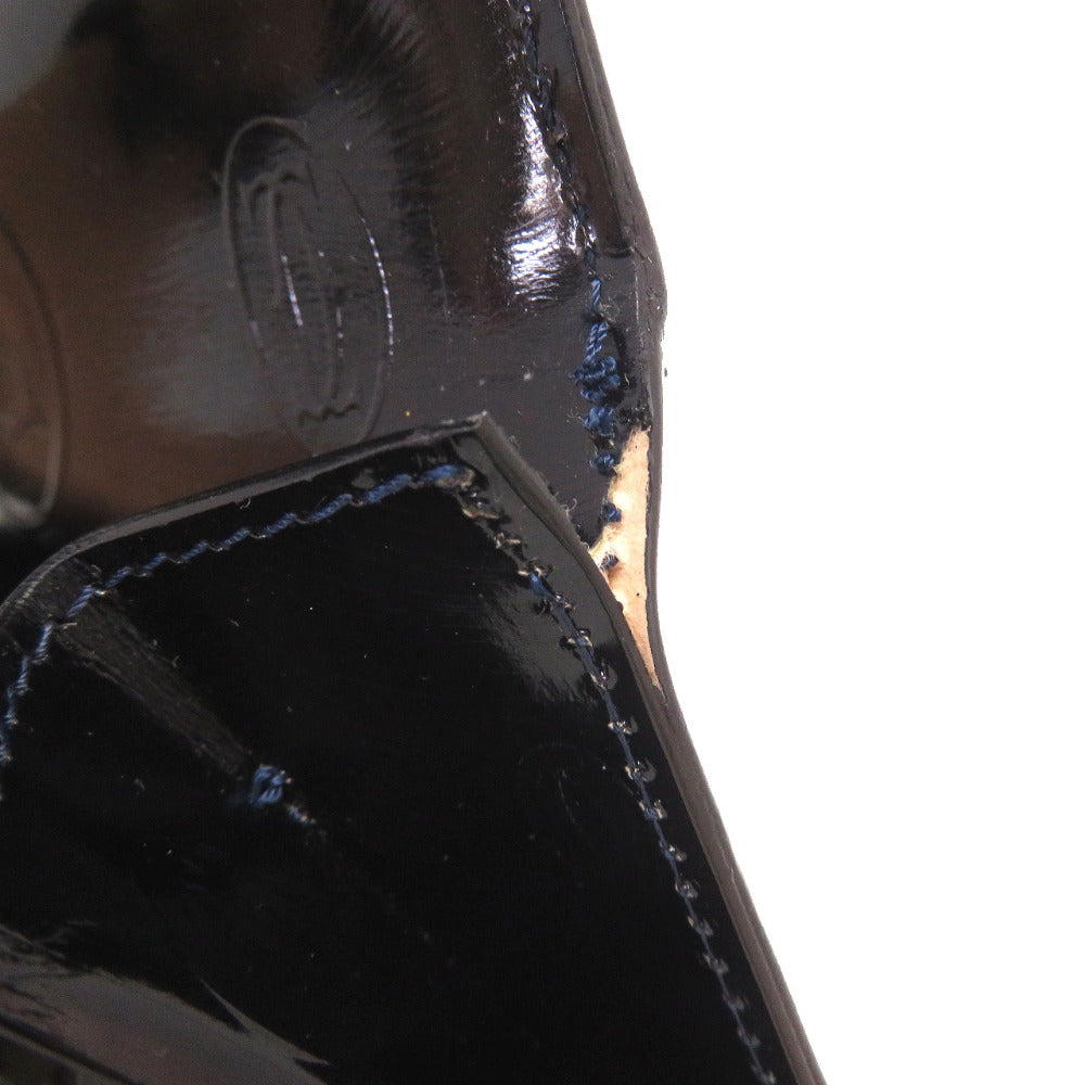 Cartier Handbag Patent Leather Black Happy Birthday Women