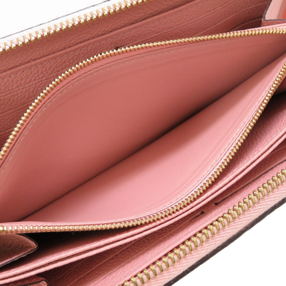Louis Vuitton Long Wallet Purse M64090 Monogram Ann Platt Rose Poodle Zip Around Monogram Unplant