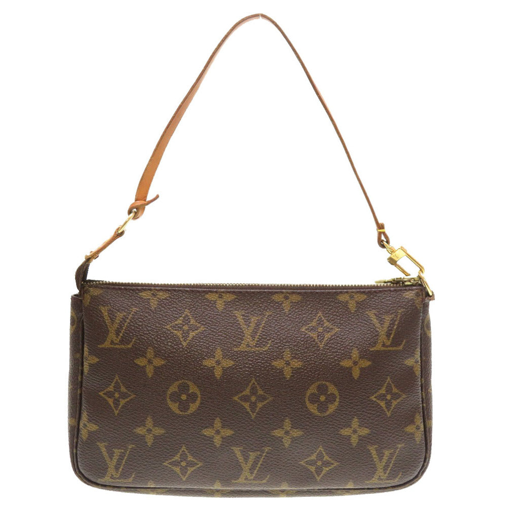 Louis Vuitton Pouch M51980 Monogram Canvas Brown Monogram Pochette Accessory Pouch Women