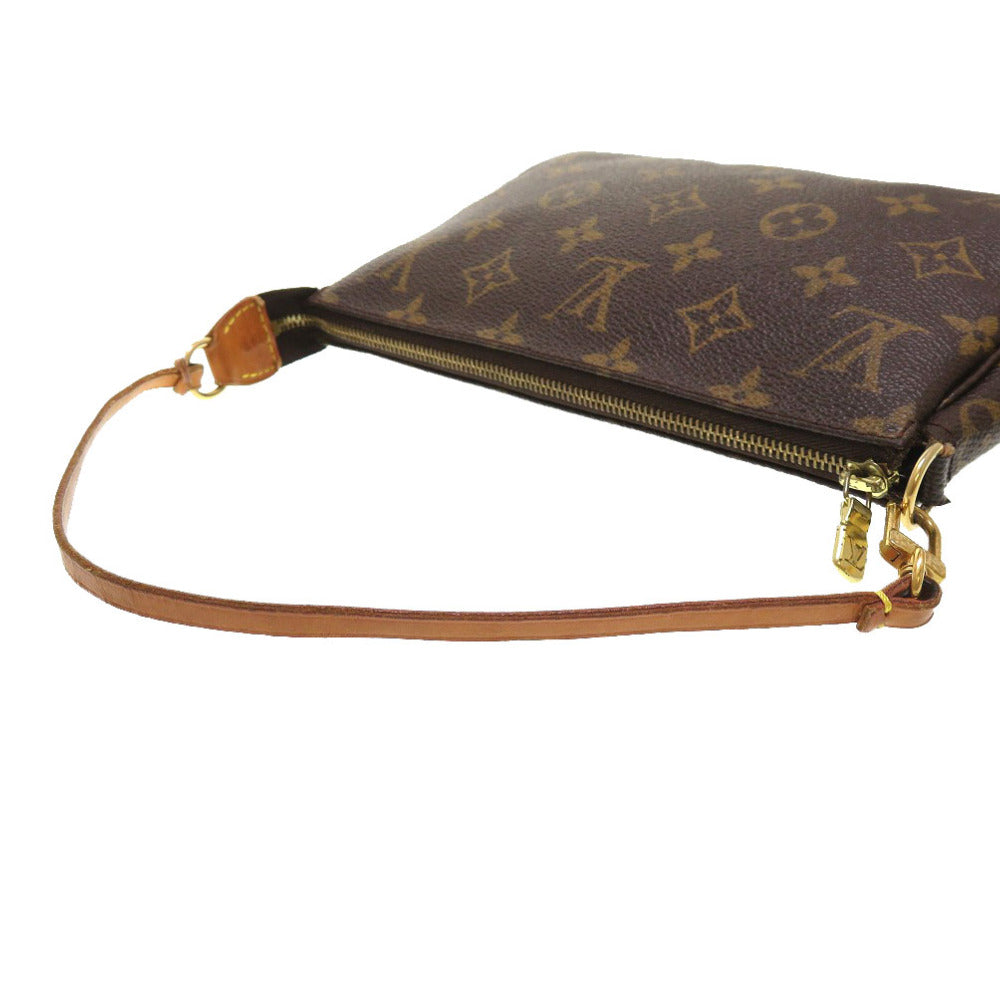 Louis Vuitton Pouch M51980 Monogram Canvas Brown Monogram Pochette Accessory Pouch Women