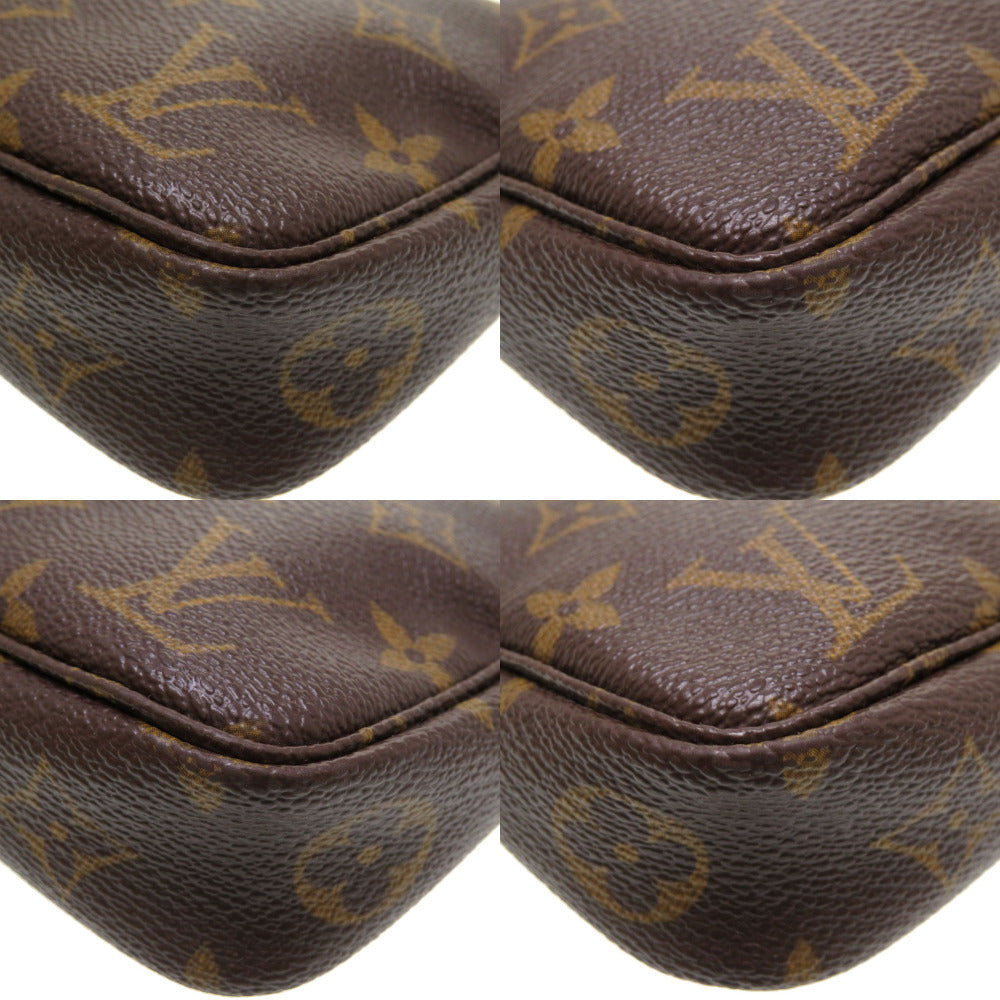 Louis Vuitton Pouch M51980 Monogram Canvas Brown Monogram Pochette Accessory Pouch Women