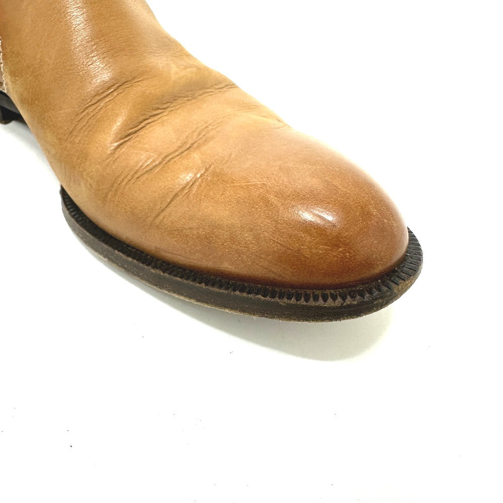 Bally Boots Leather Brown Side Gore 7 1/2