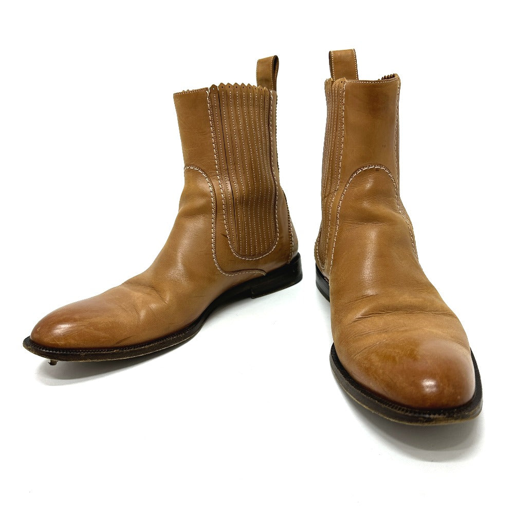 Bally Boots Leather Brown Side Gore 7 1/2