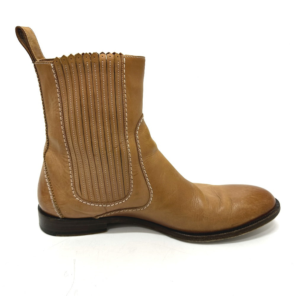 Bally Boots Leather Brown Side Gore 7 1/2