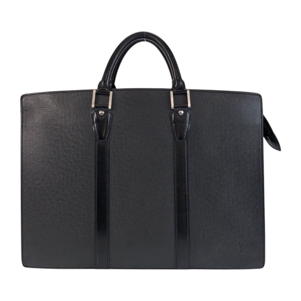 Louis Vuitton Business Bag M30052 Leather Ardoise Black Silvermetal Business Bag Briefcase Taiga