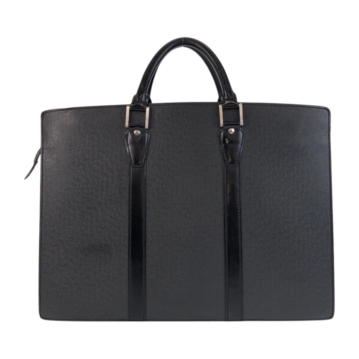Louis Vuitton Business Bag M30052 Leather Ardoise Black Silvermetal Business Bag Briefcase Taiga